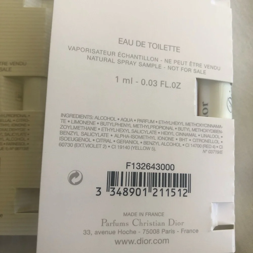 4 Dior Samples